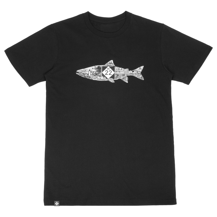 FISH LINE-ART T-SHIRT