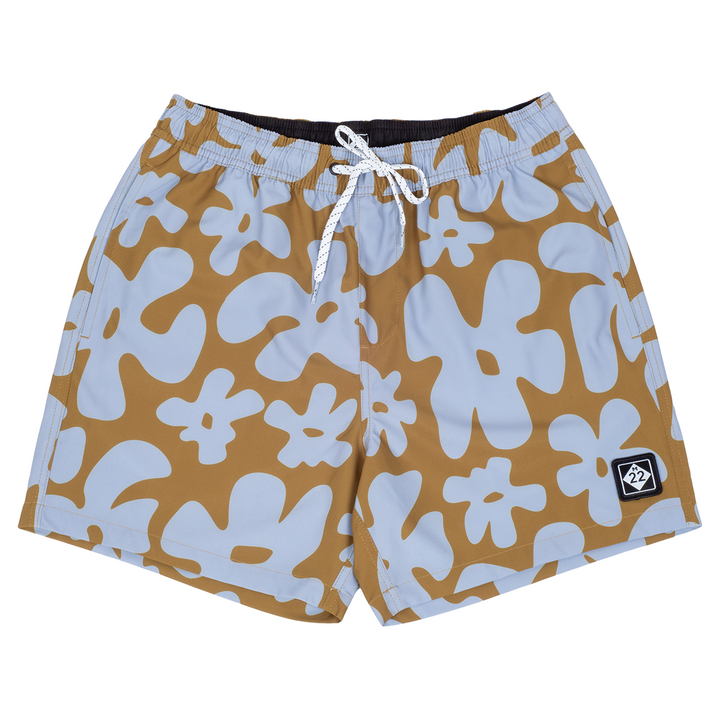 GROOVY FLORAL VOLLEY SHORTS