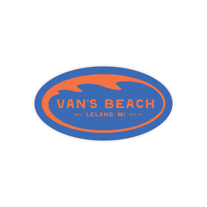 VAN'S BEACH STICKER
