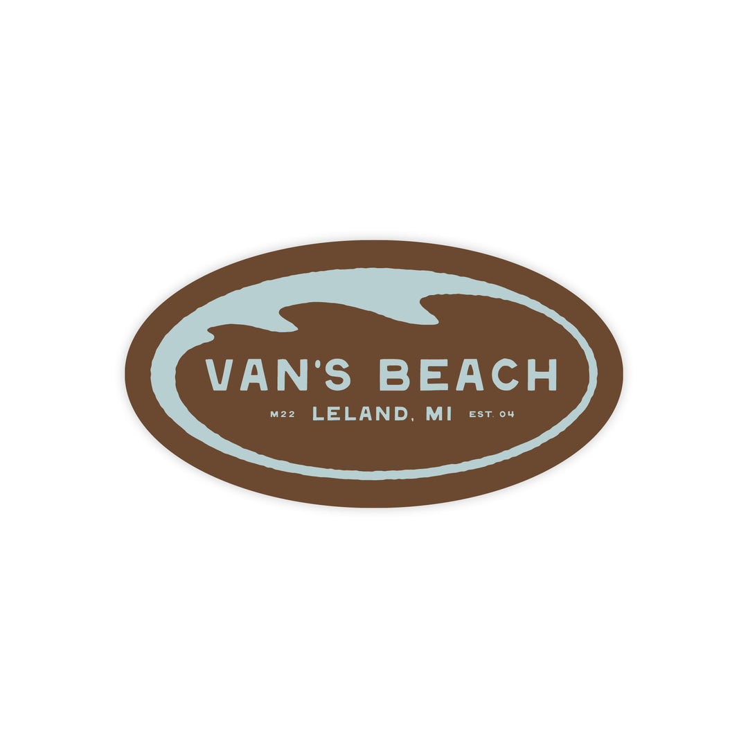 VAN'S BEACH STICKER