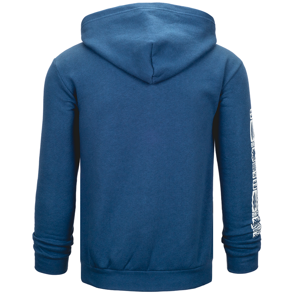 SURF BLOCK ZIP HOOD