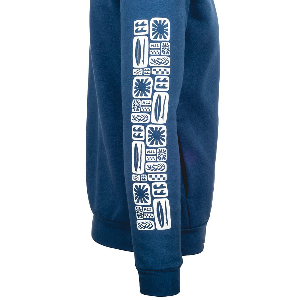 SURF BLOCK ZIP HOOD