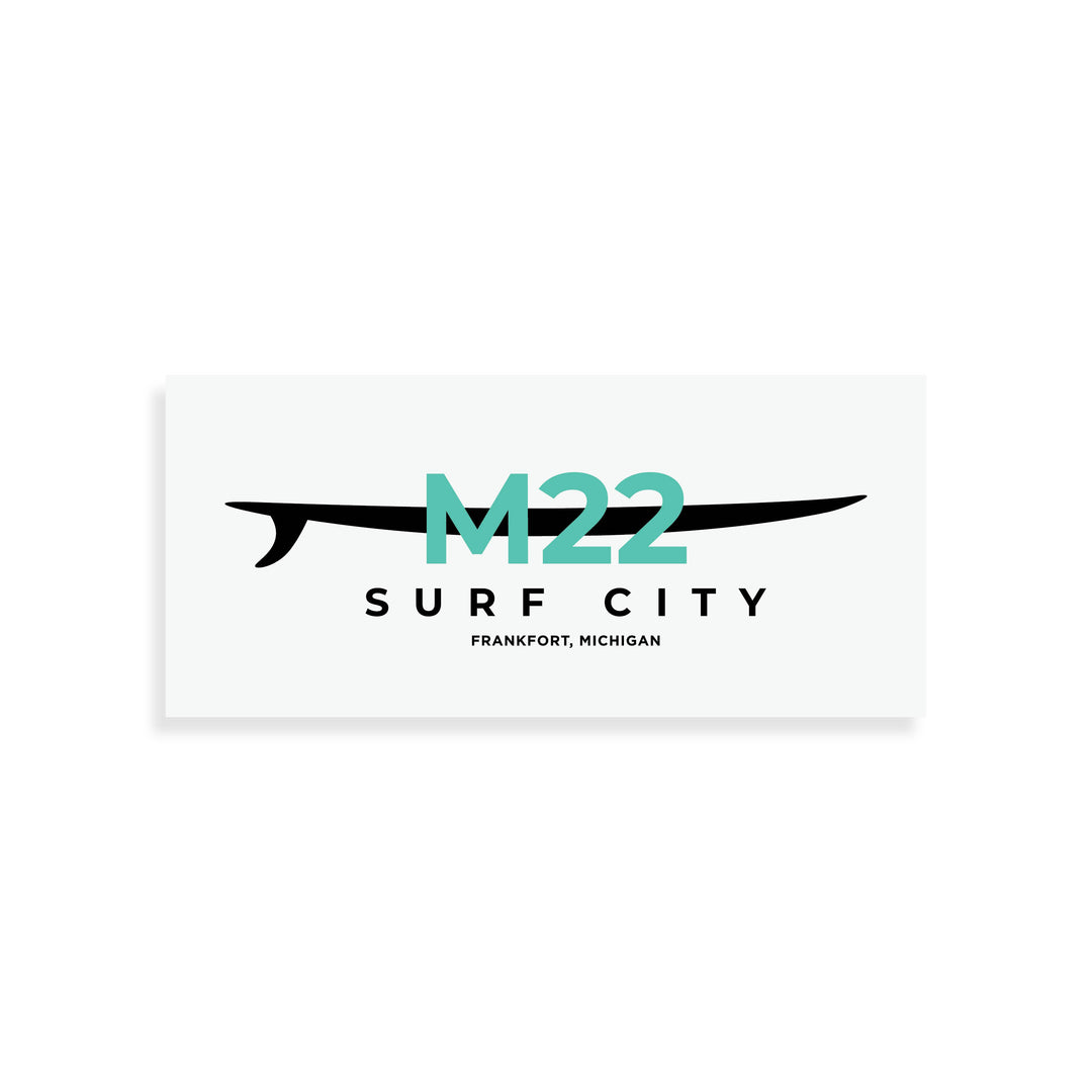 SURF CITY STICKER