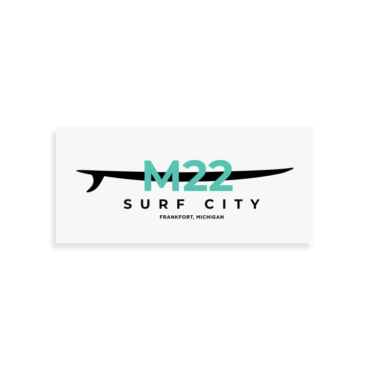 SURF CITY STICKER