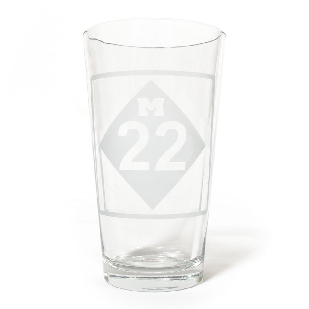 M22 PINT GLASS SET OF FOUR
