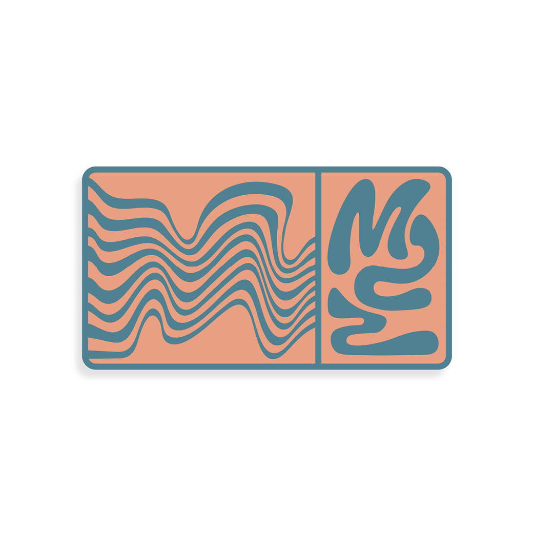 M22 WAVY STICKER