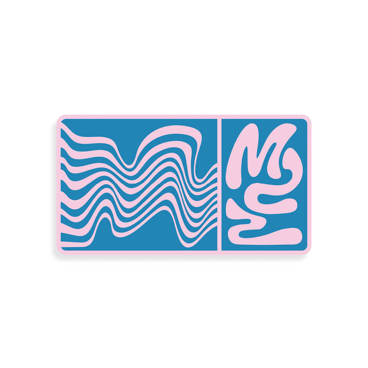 M22 WAVY STICKER